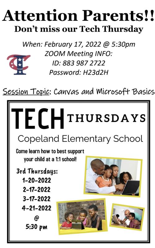 February Tech Thursday INFO